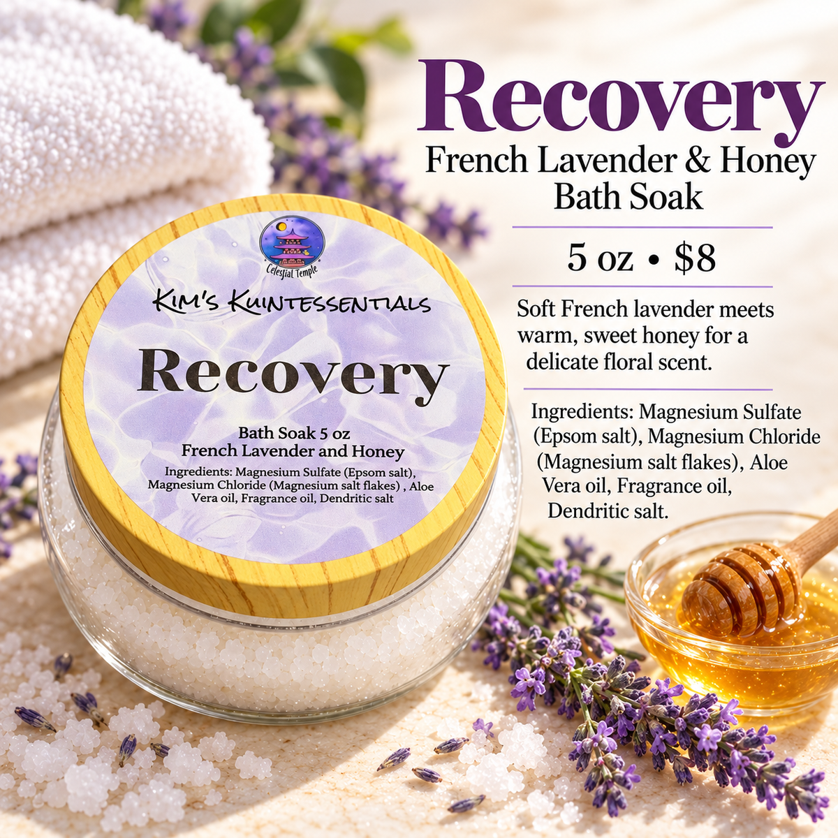 Recovery - Bath Soak - 5 oz