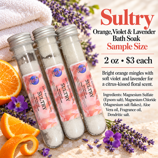 Sultry - Bath Soak Sample - 2 oz