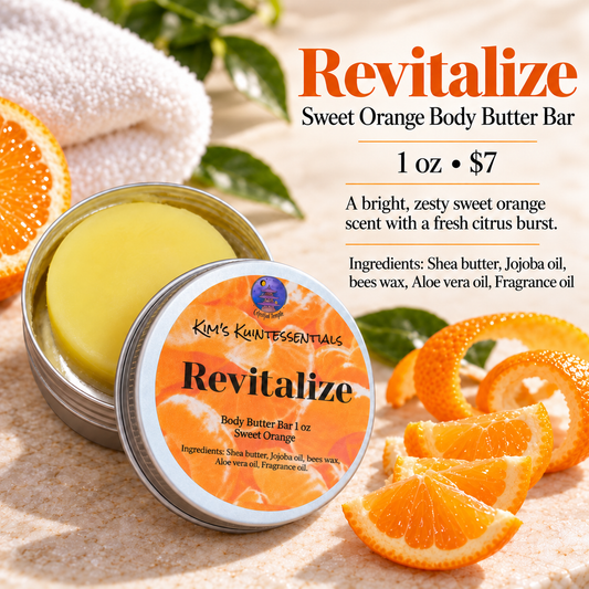 Revitalize - Body Butter Bar - 1 oz