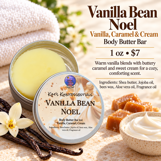Vanilla Bean Noel - Body Butter Bar - 1 oz